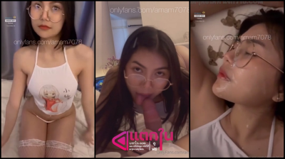 คลิปหลุด onlyfans amam7078 สาวแว่นน้องแอมหุ่นเด็ดตลอดกาลจับควยผัวอมให้เสียวแล้วเอาหีให้เลียก่อนจะโดนเย็ดน้ำแตกใน