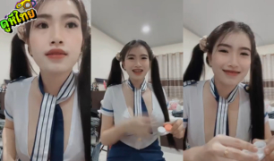 Live สด สาวหมวยอึ๋ม ในชุดกะลาสี ร่องนมอย่างเด็ด ยั่วๆน่าเย็ดสุดๆ