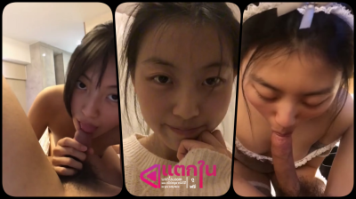 คลิปหลุดตั้งกล้องถ่ายแฟนสาวสุดน่ารักหน้าน้องโครดร่านน่ารักตอนโม๊คควยแล้วมองกล้อง แถมแต่งชุดเมดอมควยโครดเสียว
