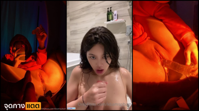 onlyfans kbamspbam น้องแบมสาวไทยตูดแน่นหีเนียนสวยจัด นั่งเอาดิวโด้แหย่เข้ารูหีเสียวขนาดน้ำเงี่ยนฉะหีไปหมด….