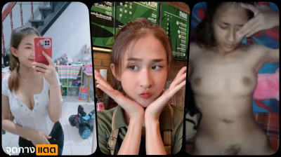 คลิปหลุดวัยรุ่นไทยพนักงานสาวอเมซอนโดนแฟนหนุ่มหื่นบ้ากามชอบถ่ายคลิปเย็ด ปล่อยคลิปเย็ดกระแทกควยมิดด้ามเข้าหี….
