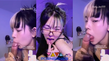 คลิปโป๊ไทยเด็ด baby_bee999 สาวสักลายเงี่ยนรอบดึกงัดกระดอชักว่าวอมควยน้ำกามเยิ้มเต็มปาก จับขึ้นคร่อมขย่มเย็ดซอยถี่น้ำแตกคาเนินหีเนียนๆ