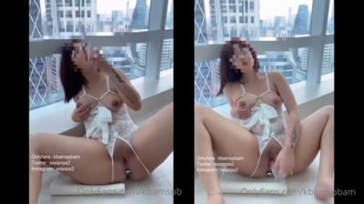 คลิปหลุด น้องแบม kbamspbam จากใน Onlyfans สาวสวยสักลาย นมน่าบีบ อัดคลิปอมโชว์อมดิลโด้ แล้วเอายัดหีเข้าออกรัวๆ พลางร้องครางไปด้วย