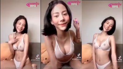 คลิปหลุด XXX น้องวินแอม จากในแอพตัวทีชื่อดัง ใส่เสื้อในขาวบางๆสุดๆ เห็นหัวนมชัดๆเลย เต้นโยกตามเพลงพริ้วๆ แหกขาโชว์กางเกงในสีขาว