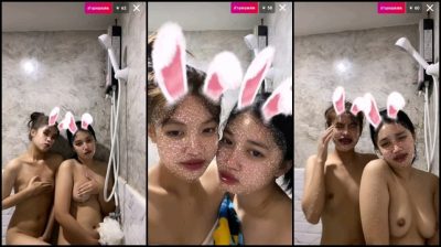 คลิปหลุดไลฟ์สด ไอจีสองสาวพาเสียวไลฟ์อาบน้ำพาเสียว ลีลาเด็ดงานดีทั้งคู่อยากไปอาบน้ำด้วยเอานมมาถูควยจนน้ำแตกเลย