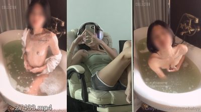 หลุดสาวไทยแท้ น้อง plsmebabyy ร่างเล็กผอมเพรียว โชว์เสียวในอ่างอาบน้ำ เปลือยท่อนบนให้เห็นหัวนมกันแบบชัดๆเลย