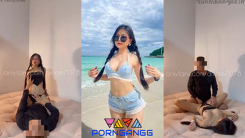 คลิปหลุดน้องแอม Amam7078 Onlyfans น้องแอมสาวแว่นดาวโอนลี่แฟนโดนหนุ่มหื่มงัดกระดอแทงเย็ดปากเด็ดๆ ก่อนกระแทกเย็ดหีซอยถี่น้ำแตก